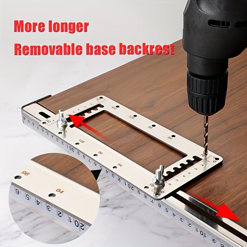 Handle Hole Locator Door Knob and Pull Installation Jig and Shelf Pin Jig Boring Hole Drill Guide Stainless Steel