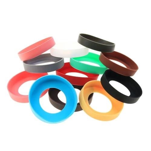 Cltgxdd Silicone Bottom Cover for Vacuum Insulated Water Bottles and Mobile Mug Bottoms, 9cm Diameter, 12 Colors, Protective Cover, Non-Slip, Noise-Re