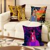 Bojack H-Horseman Cushion Cover Soft Short Plush Pillow Cover Smooth Cozy Texture Aesthetic Cushion Case Home Decor