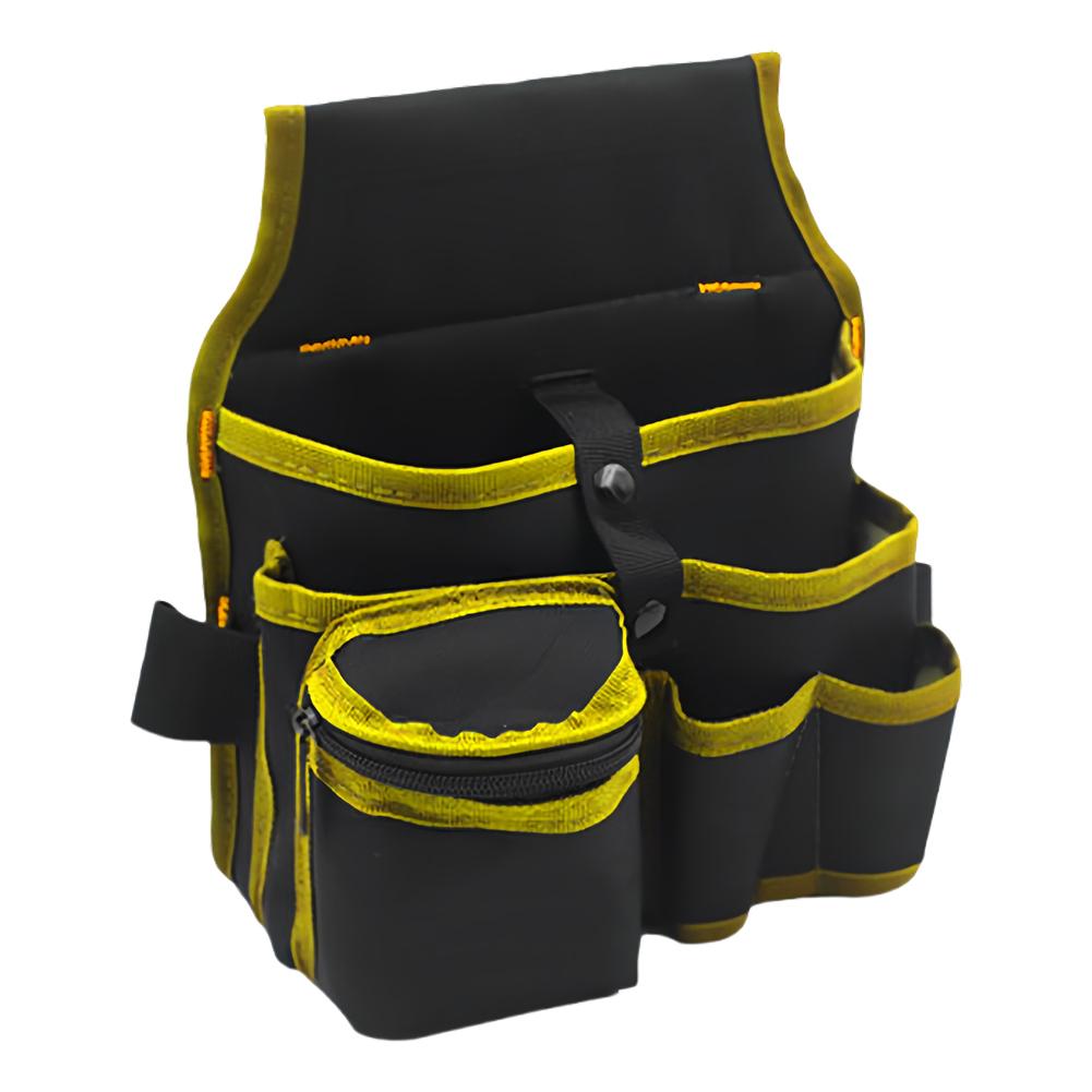 Electrician Tool Pouch Adjustable Buckle Belt Multi-Pocket Organizer Tool Storage Bag for Electricians Handymen Work