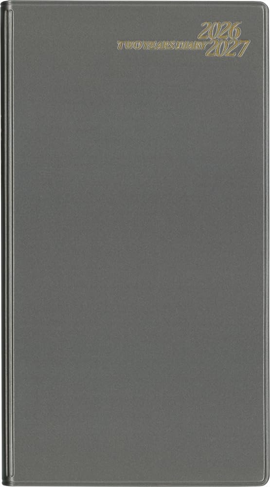 Hakubunkan 2026 Champagne 228 January Two-Year Planner, Gold, No. (Starts 2026)