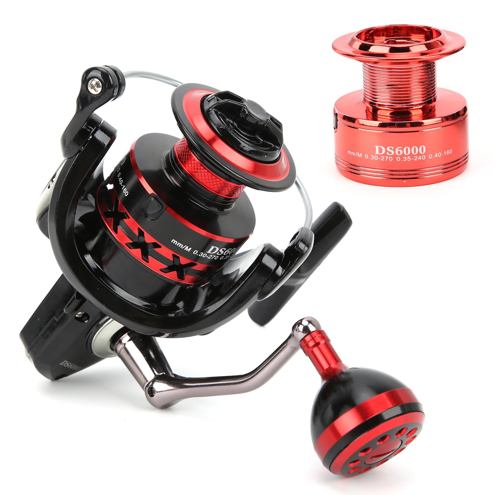 

Fishing Reel High Speed Metal Spool Spinning Reel Saltwater Carp Bass Fishing Tackle DS6000