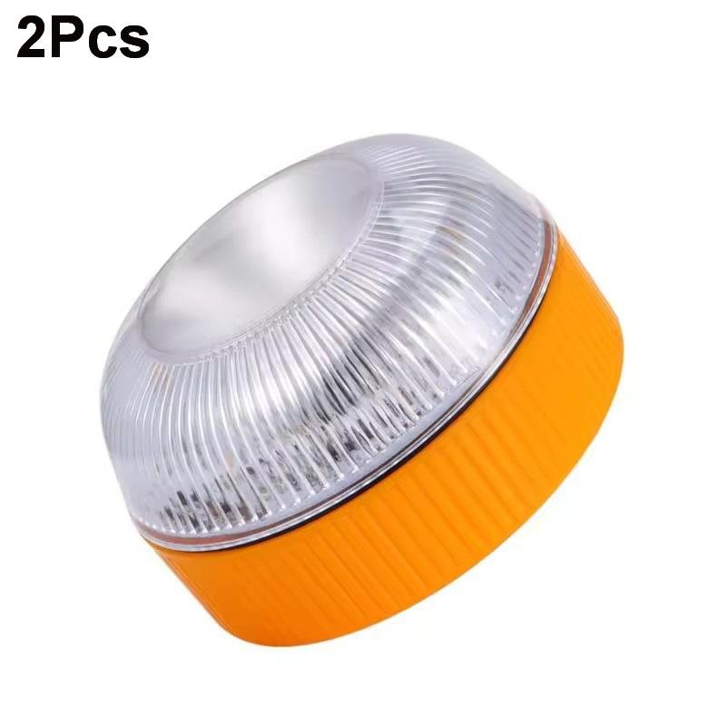 1/2/3Pcs V16 Geolocation Dgt 3.0 Approved Car Emergency Light With Sim Induction Traffic Warning Light, Working Light, Multifun