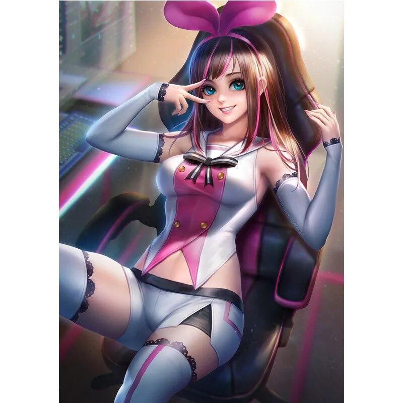 Print Canvas Game Partner Killer Nude Sexy Girl Art Painting Living Room Bedroom Hanging Picture