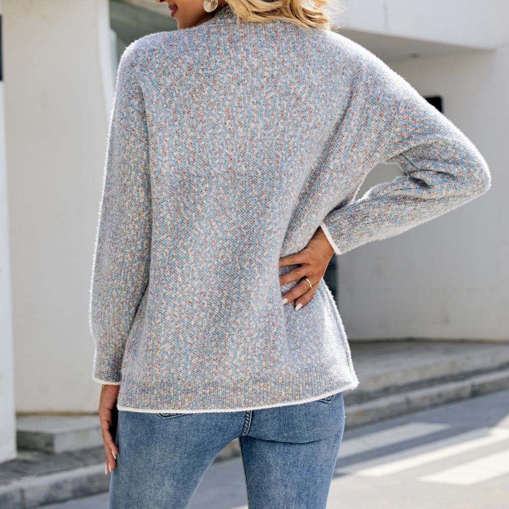 Casual Minimalist Cardigan Knit Outerwear For Women