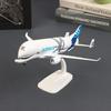 20cm Bílý velrybí transportní letoun A300-600 Beluga Airlines Model letadla Transportní Beluga Odlitek ze slitiny Model letadla Hračka