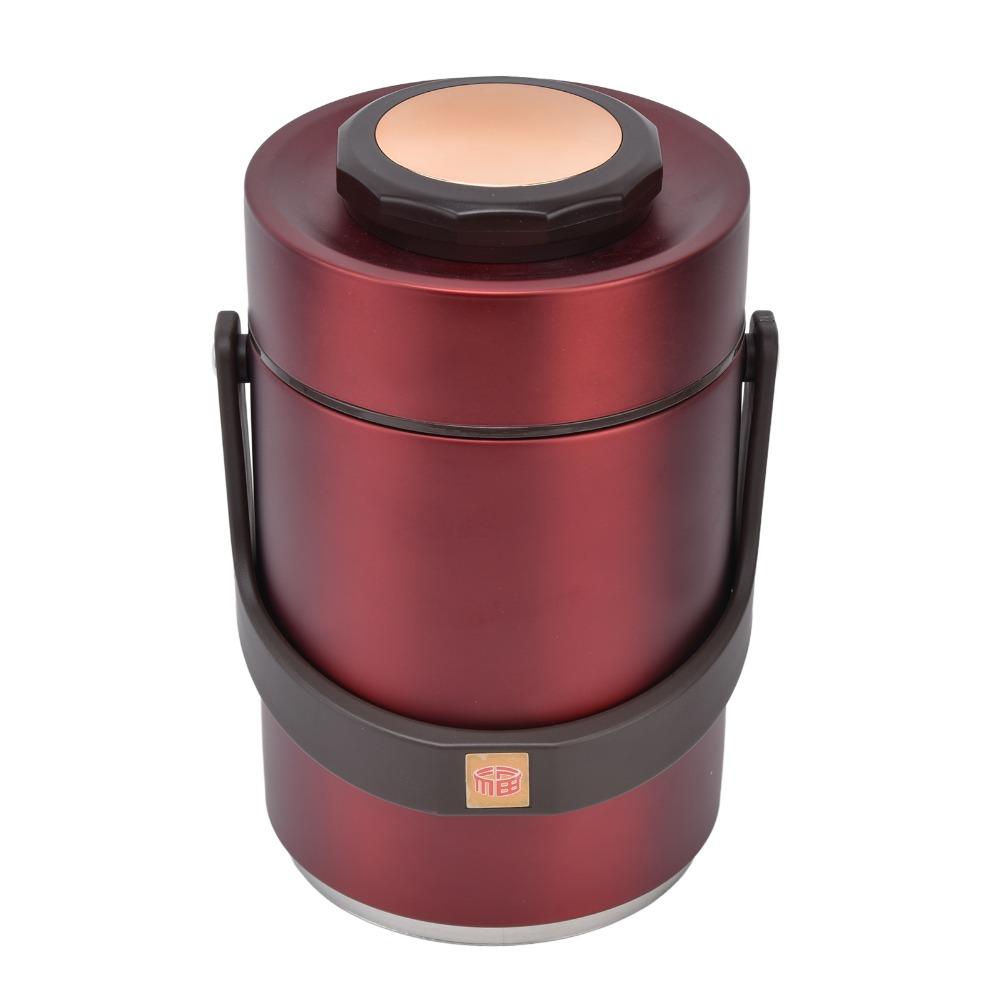 2000ml Insulated Lunch Container 304 Stainless Steel Stackable Food Container  For Travel