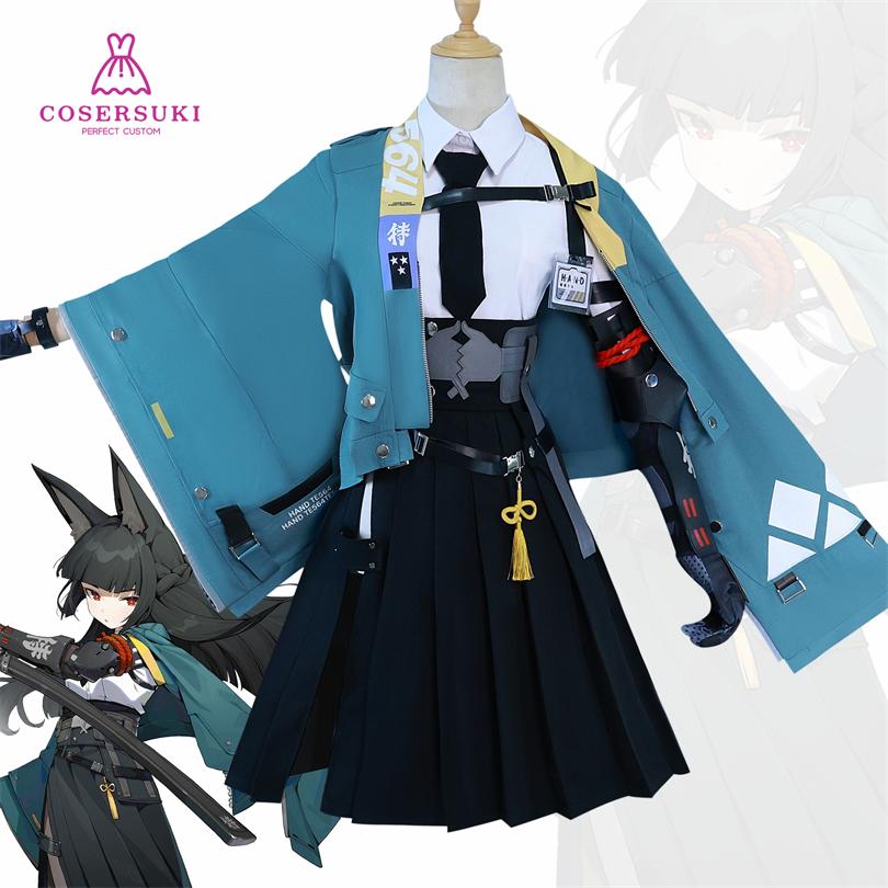 Zenless Zone Zero Hoshimi Miyabi Cosplay Kostým Pokrývka hlavy Halloween Karneval Konventní Oblečení