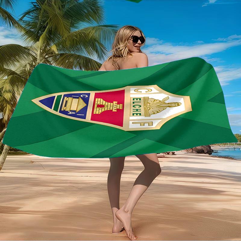 Elche Symbol Beach Towel Microfiber Beach Towel, Lightweight and Quick-Dry, for Summer Travel, Swimming Pool Fan Birthday Gift