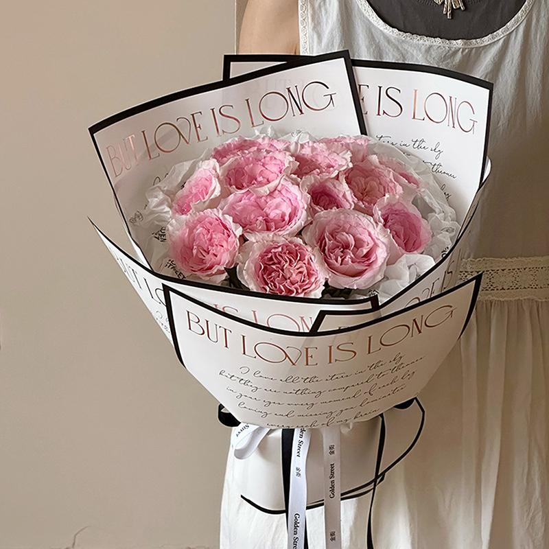 10Pcs Flower Wrapping Waterproof Wrapping Paper Birthday Gift Wrapping Paper