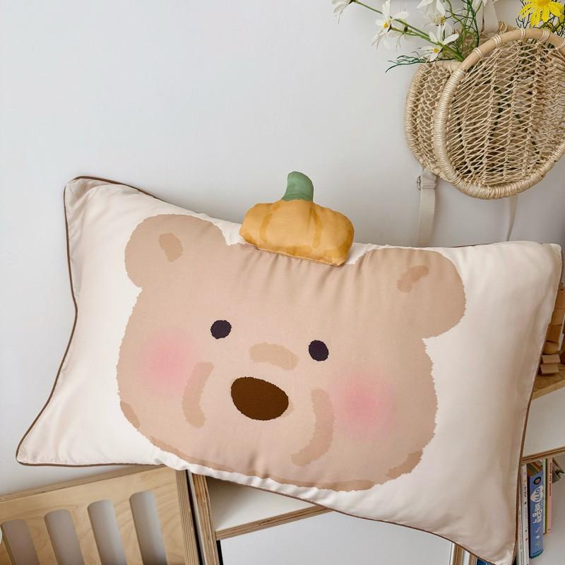 60S Tencel Lyocell Pillowcase Kids Adults 30x50cm Single Or 48x74cm Pair Soft Breathable Bedding Cover Ins Style Printed