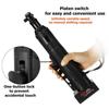 Efficient Electric Wrench Angle Drill Screwdriver 3/8'' Cordless Ratchet Wrench Scaffolding With Lithium-Ion Battery New