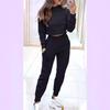 2024 Autumn/Winter Women's Slim Fit High Neck Long Sleeve Casual Set for Europe and America