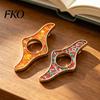 Anti-bend Page Holder Book Holder, Glitter Thumb Ring for Reading, One Hand Reading Tool Metal Opener Accessory Students Readers Crushed Stone