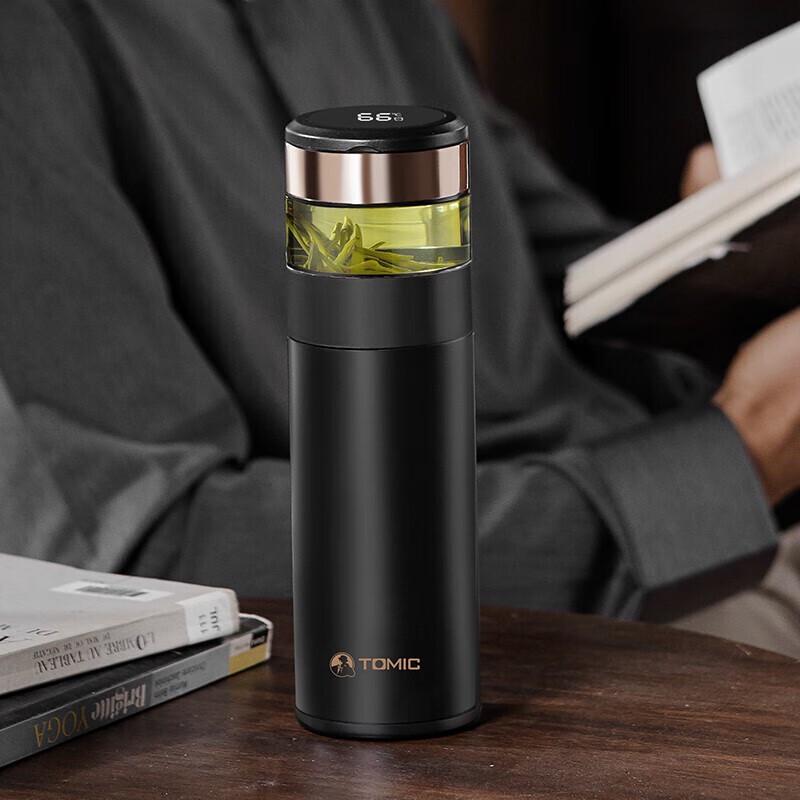 Temeka 350ML Smart Double Lid Insulated Tea Bottle
