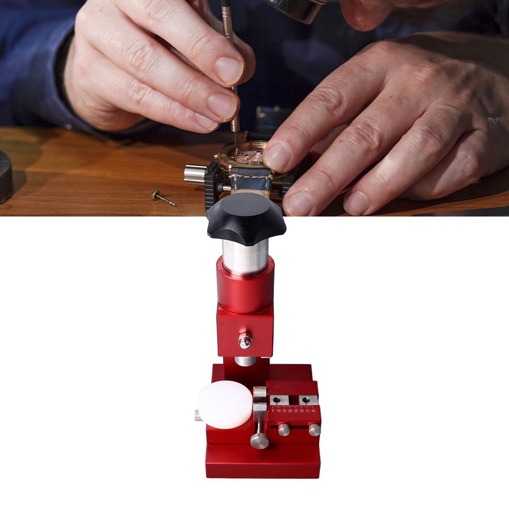 Watch Strap Punch Machine Prevent Slip Steel Strap Puncher with 12pcs Punch Head for Watchmaker