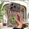 Phone case: 2D flat suitable for iPhone 18 17 16 15 14 13 Pro, transparent four corner protective case, Watermelon Man, Christmas and Halloween gifts