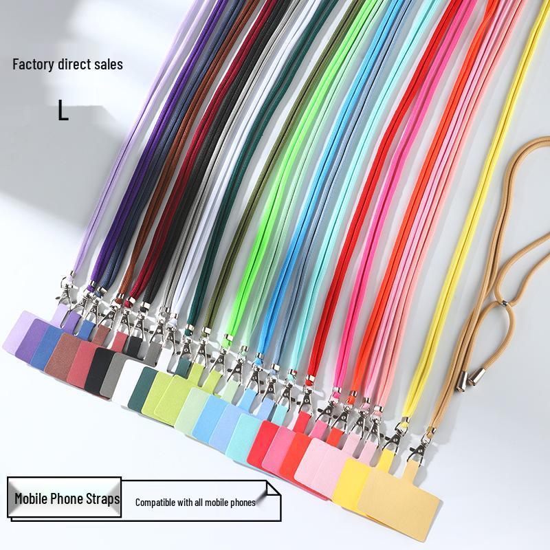 Mobile Phone Lanyard Neck/Crossbody/Wrist Strap with Clip and ID Holder - Anti-Lost Woven Design