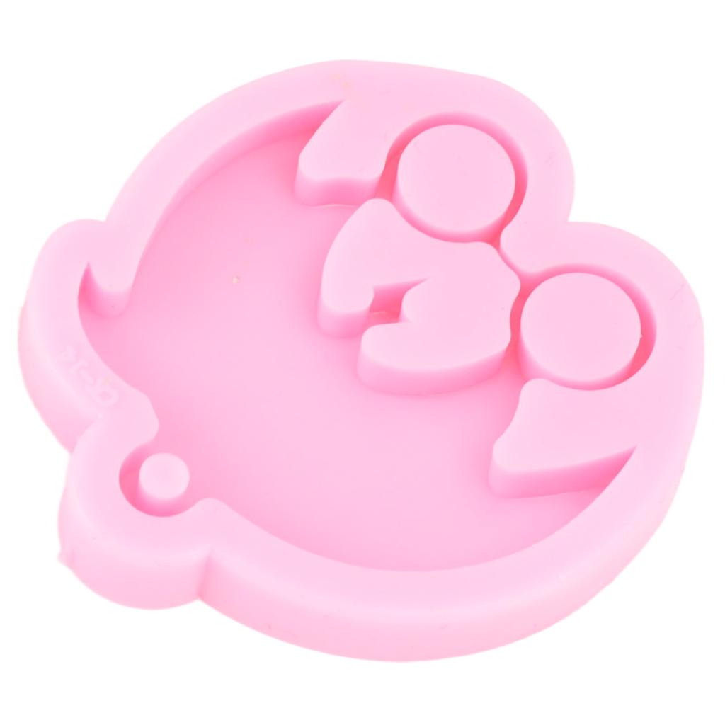 Lebensmittelechte Silikonformen DIY Backdekorationswerkzeuge für Fondant Zucker Schokolade Cupcake