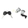 7701468982 7701468981 For Renault Megane Scenic Clio Master Thalia Symbol Car Door Lock Barrel Cylinder with 2 Key Left+Right