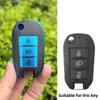 New TPU Car Flip Key Case Cover Shell For Peugeot 208 308 408 508 2008 3008 4008 5008 For Citroen C3 C4 CACTUS C6 C8 Accessories