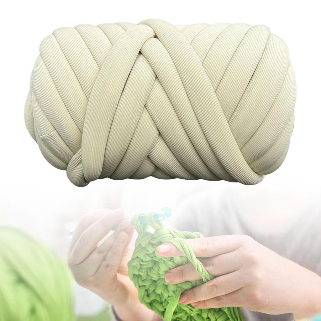 Cotton Polyester Chunky Yarn Bulky Chunky Yarn for Crochet Rug Making DIY
