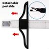 3 Piece Acrylic T Square Rulers Set Detachable T Type For Precise Drafting And Engineering Measurements