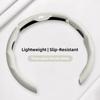 Lmn1 Car Steering Wheel Cover Breathable and Anti Slip Leather Handle Cover For VW Golf T‑Roc Tiguan Polo Passat T‑Cross Taigo ID.4