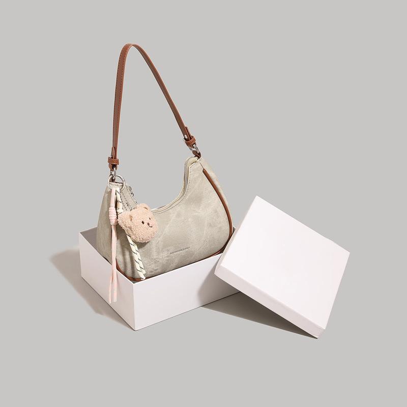 Customized Simple Underarm Bag 2025 New Summer Fashion Versatile Dumpling Bag Casual Handbag Women's Messenger Bag