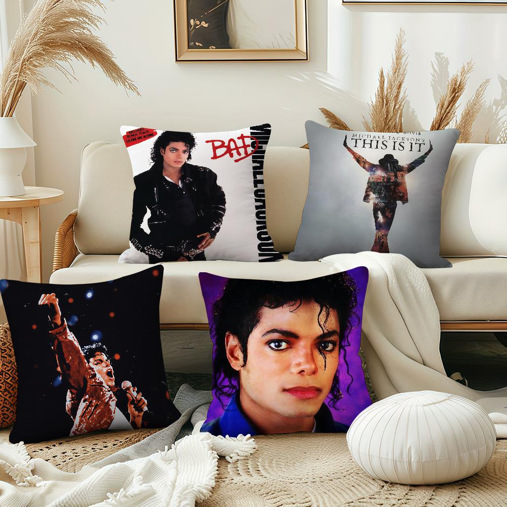 M-michael J-ackson Singer cushion cover Pillow Cover Decoration Room Home Sofa living Office Car Nordic Simplicity