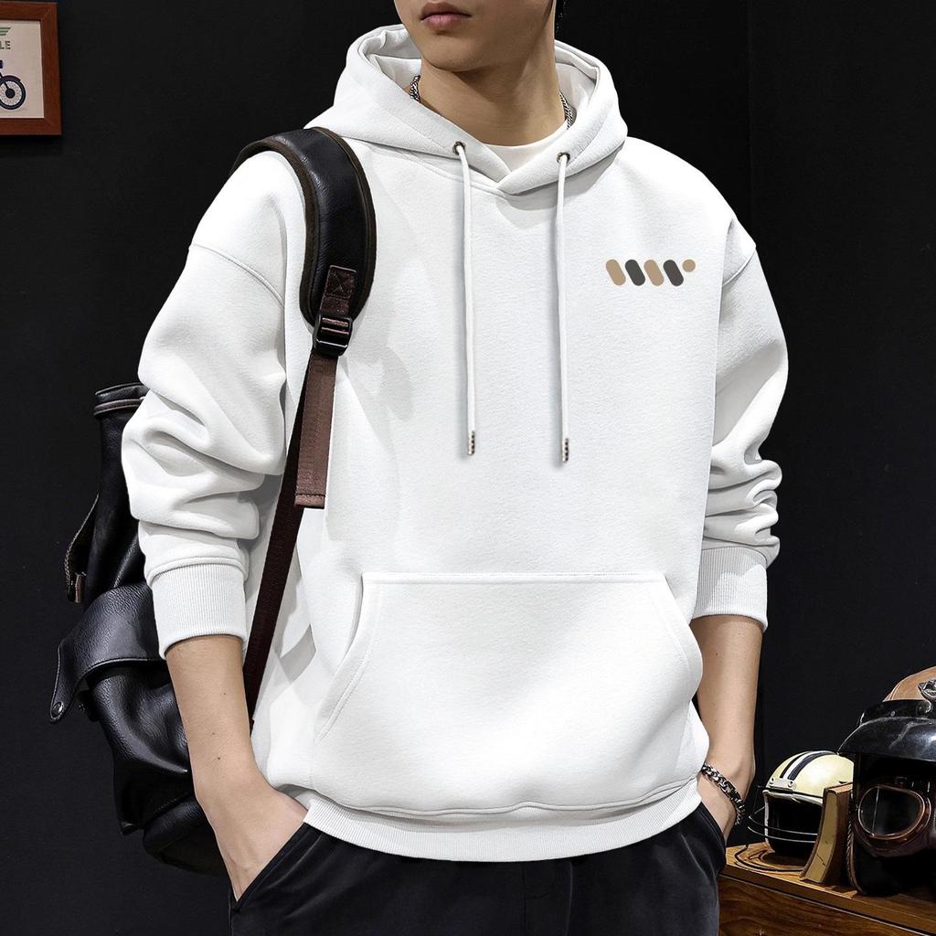 Men's Trendy Retro Hoodie - Loose Fit, Casual Spring/Autumn Outerwear