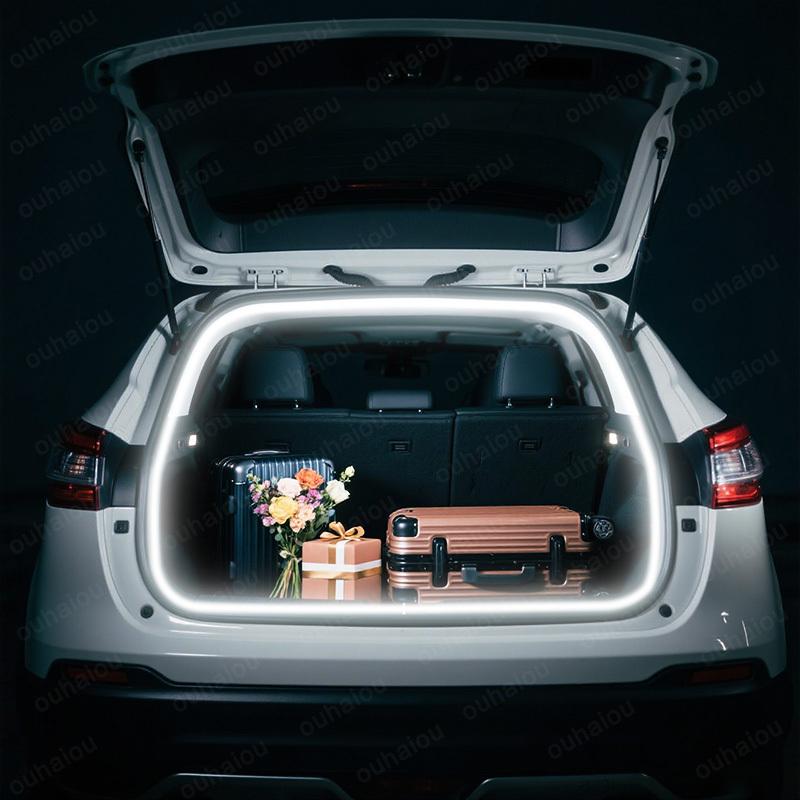 FOR 2006-2022 NISSAN QASHQAI trunk light modification light Atmosphere lights White warm white Rear Trunk LED Light Bar