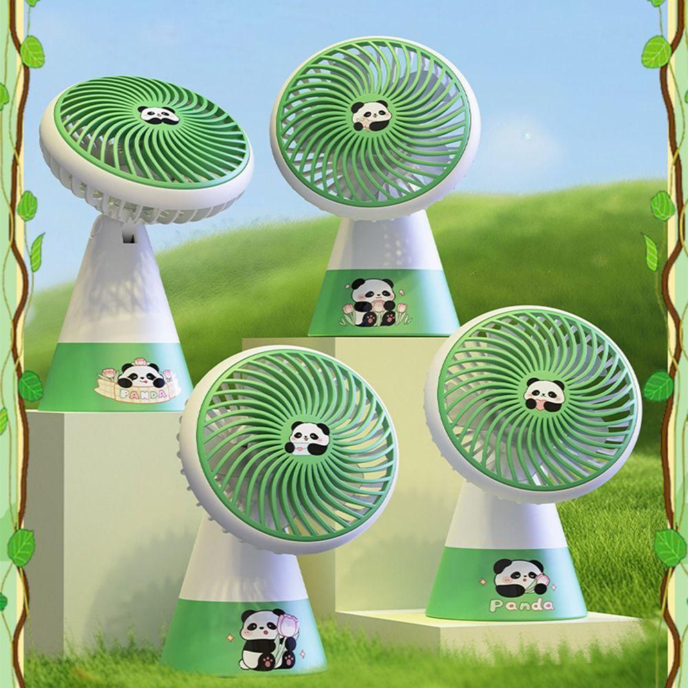 Creative Cartoon Panda Fan Portable Air Conditioner Fan Mini Electronic Fan  Outdoor