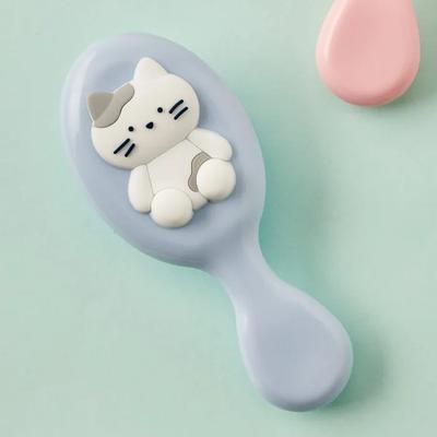 Kitschpop Milkcat Hairbrush Mini Blue