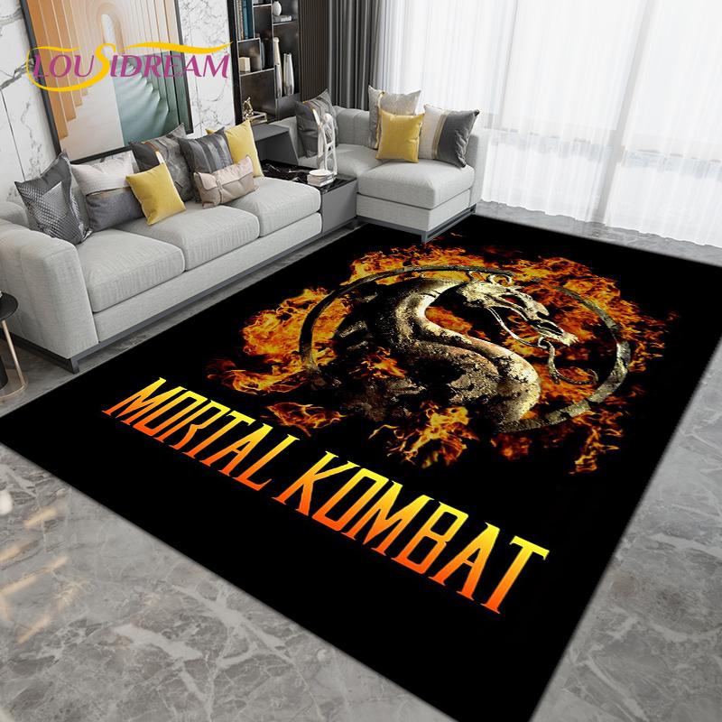 

Килимок з мультфільмом Mortal Kombat Великий, килимок для вітальні, спальні, кухні, ванної кімнати, придверний килимок, нековзні килимки 40x60cm
