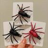 Goth Simulation Spiders Shape Hairpins Hot Girls Punk Duckbill Hair Clip Halloween Ponytail Bangs Hair Clip for Woman
