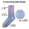 5 Pairs of Women's Yoga Socks with Shark Pants Point Glue Non Slip Pilates Exercise Fitness Mid Tube Gradient Socks