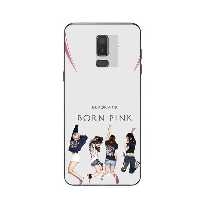 Coque de téléphone - MANIACASE - Samsung Galaxy J8 2018 - Noir - Silicone TPU - Blackpink Kpop