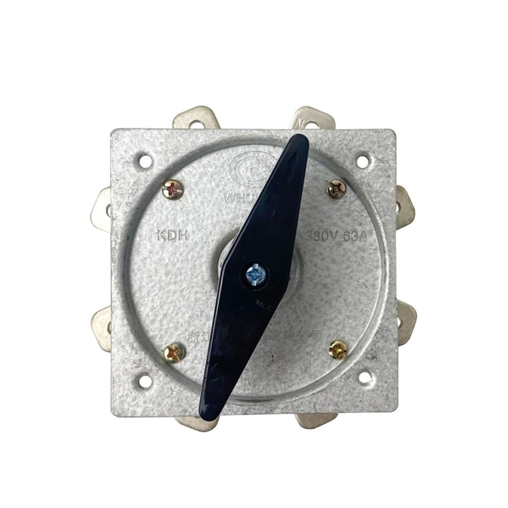 Elektrische Schweißmaschine Schalter Schweißer Nockenwähler 63A 2 Pole Drehbar 8 Positionen KDH-63/2-8 Rotierender Transformator