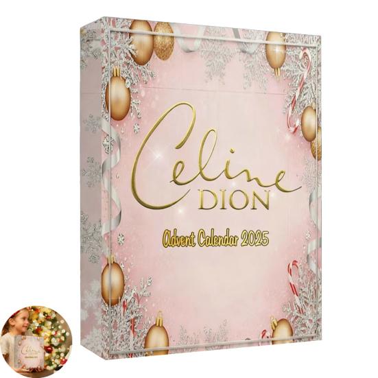 Advent Calendar 24 Days Countdown Box PVC Ornament with Surprise Miniatures Christmas Countdown Decor for Tree And Collectors