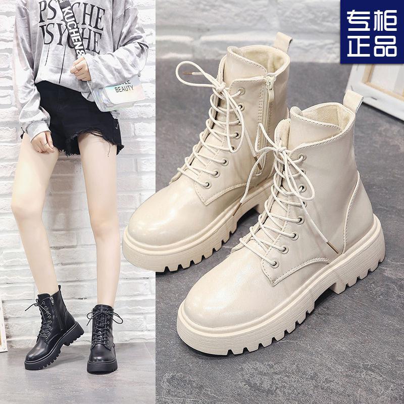 Martin boots female student versatile women's shoes platform boots female short boots high boots female casual cotton boots female