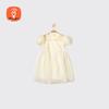 Babyprints Girls' Summer Short Sleeve Mesh Princess Dress
