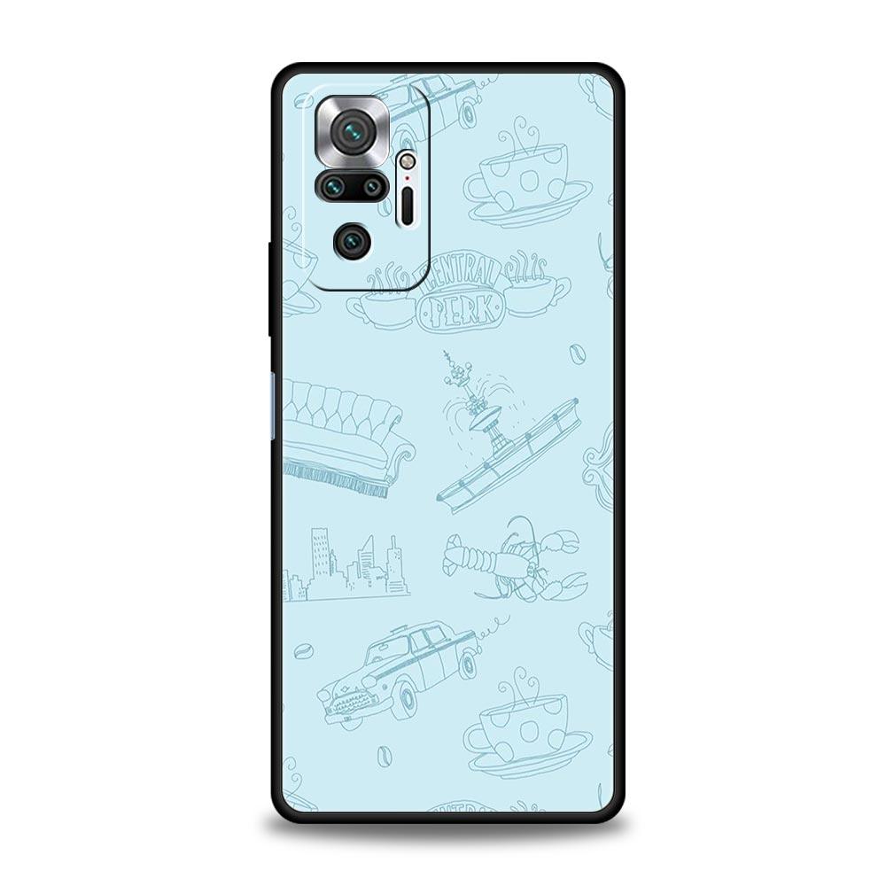 Phone Case For Xiaomi Redmi Note 13 12 5G 9S 9 8 10 11 Pro 9T 13C 12C 10C 9C 9A 7 Pro Cover Central Perk Coffee friends tv show