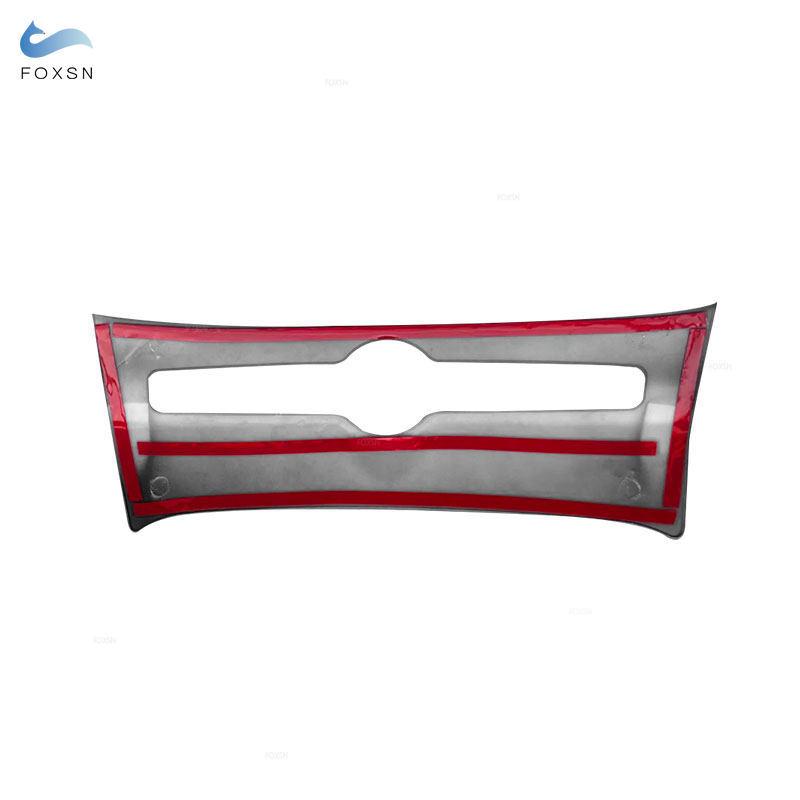 For Volvo XC60 2018-2025 ABS Glossy Black Car Central Control Audio Adjustment Knob Frame Cover Trim