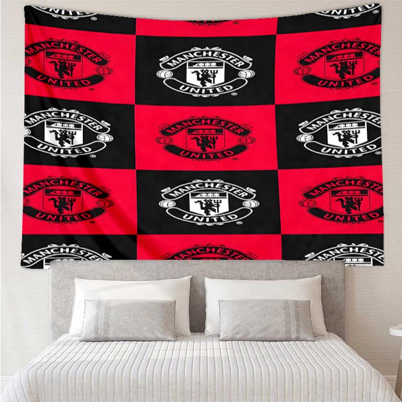 Manchester Crest Tapestry Hanging for Bedroom,Livingroom, Playroom,Decor Art Room Wall Tapestry Holiday and Birthday Gifts