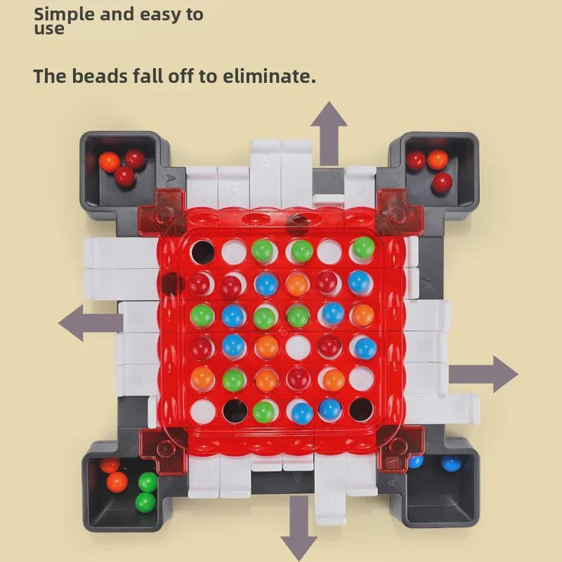 Grenzüberschreitendes interaktives Eltern-Kind-Brettspiel: Lustiger Ausscheidungskampf für Kinder