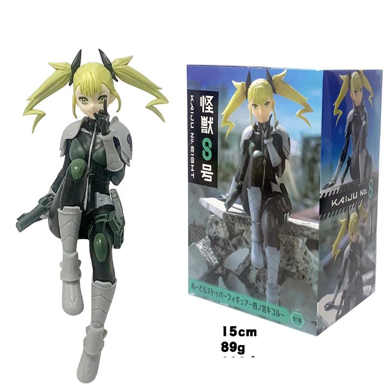 8/19cmAnime Figurine Kaiju No. 8 Soshiro Hoshina Kikoru Shinomiya Action Model Pvc Toy Collection Desktop Accessories Gift