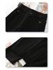 Khaki High-Waist Slimming Wide-Leg Pants - Spring 2025: Stylish Draping Casual Fit