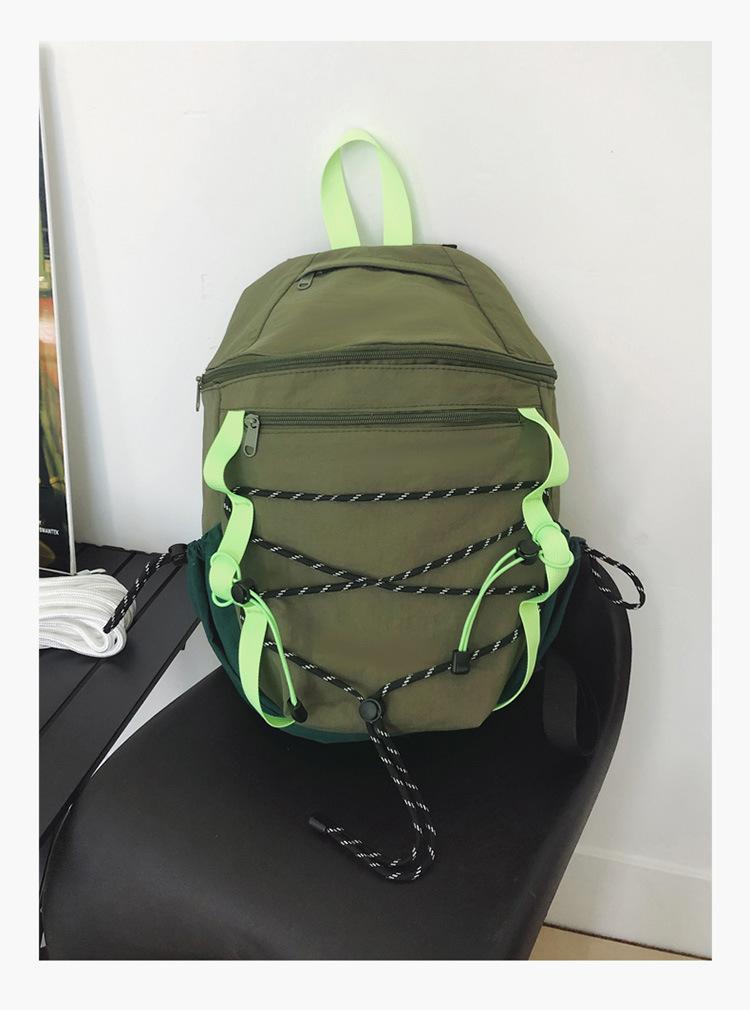 Schoolbag New Mountain Outdoor Sports Backpack Lightweight Folding Casual Backpack Drawstring Hanging Hiking Camping Hiking Bag