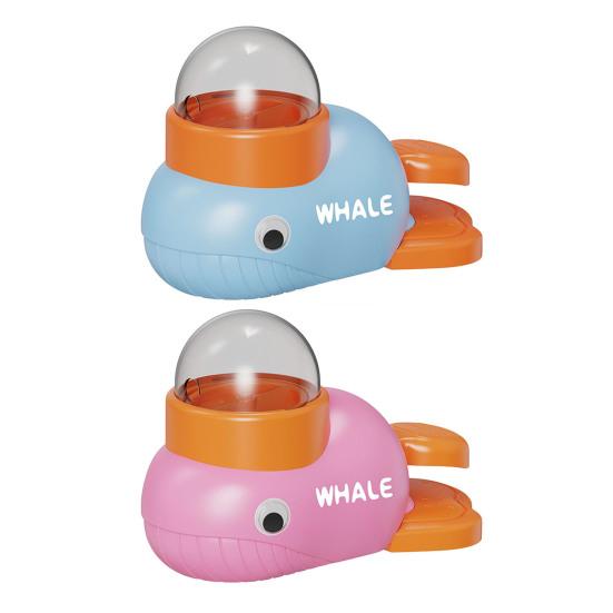 Dog Interactive Treat Dispensing Toy 2-in-1 Whale Design Food Puzzle Slow Feeder for Small Medium Dogs And Cats Mental Stimulation IQ Training